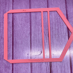 Molde para agenda A6 con solapa