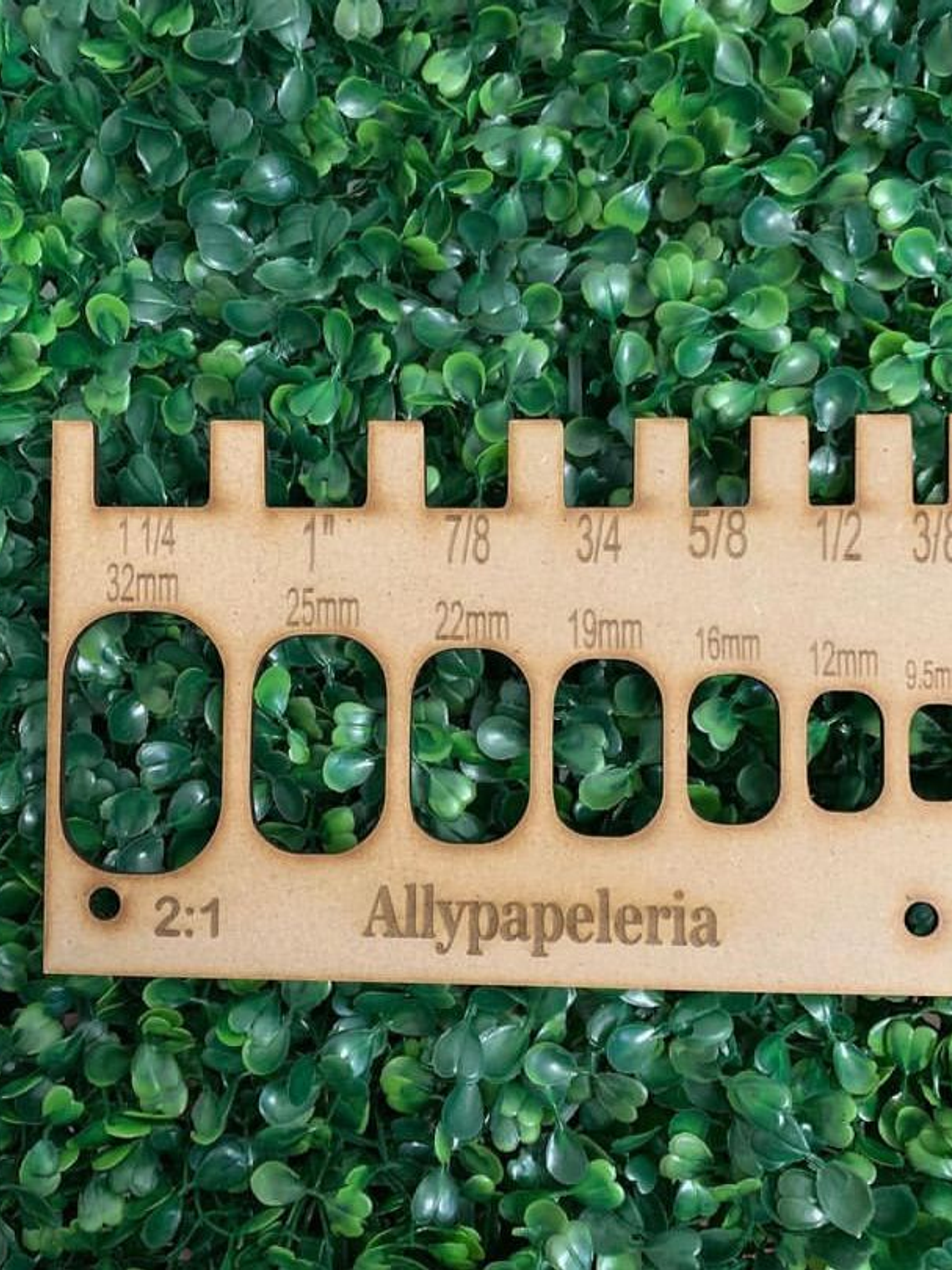 Medidor de anillos 2:1 1