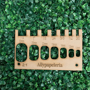 Medidor de anillos 2:1