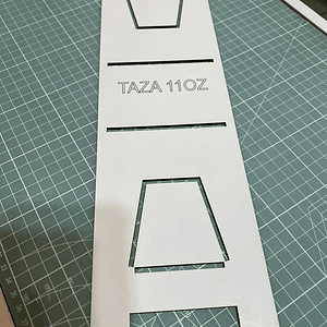 molde mdf taza 11 oz