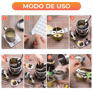 Kit Básico para Fabricación de Velas Artesanales
