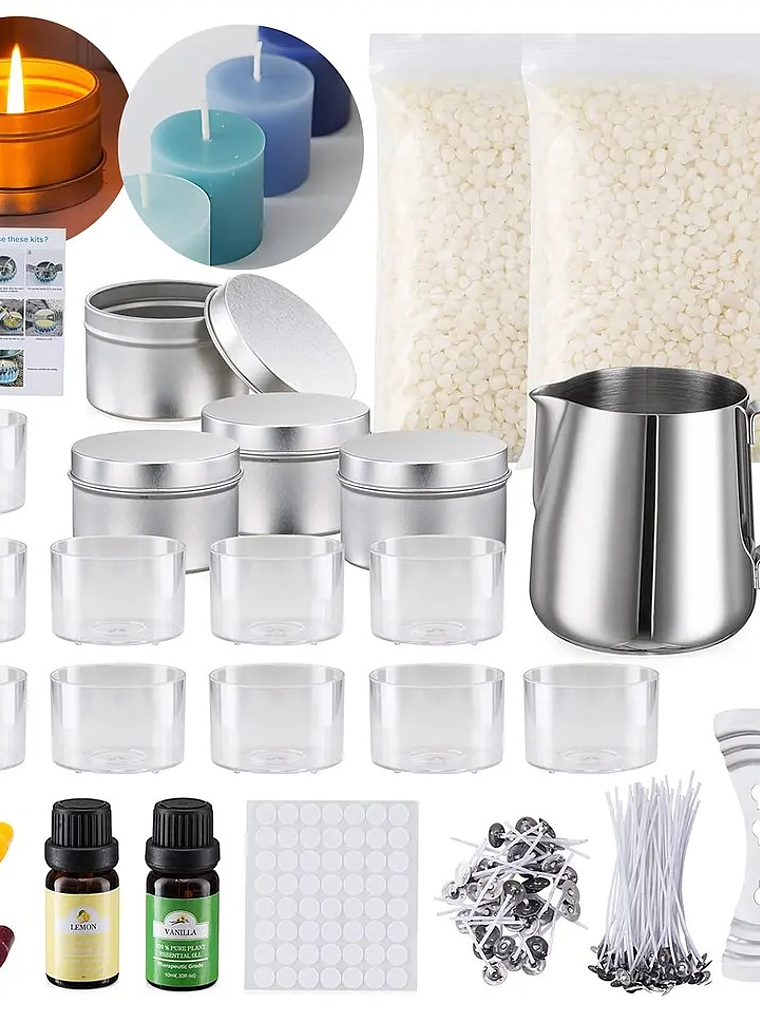 Kit Básico para Fabricación de Velas Artesanales 3