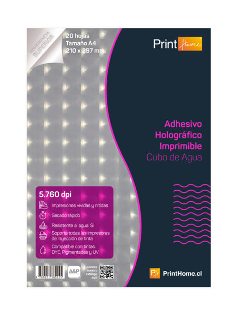 Adhesivo fotográfico holográfico  1