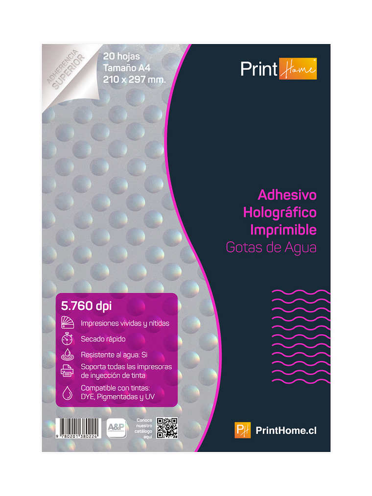 Adhesivo fotográfico holográfico  2