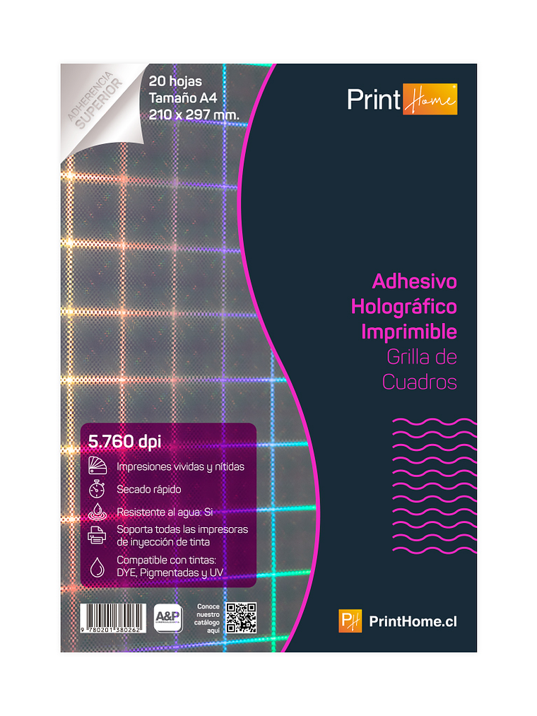 Adhesivo fotográfico holográfico  4