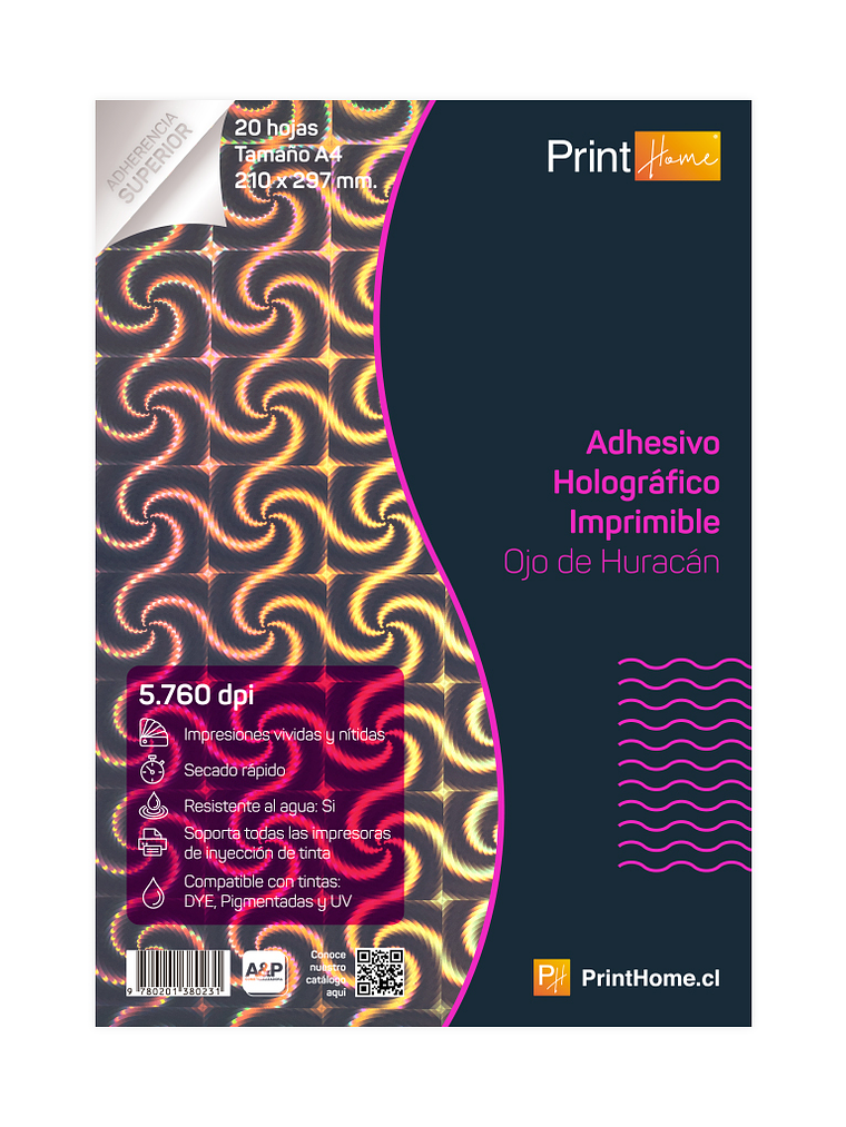 Adhesivo fotográfico holográfico  7