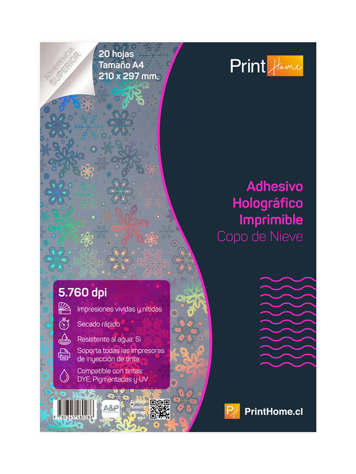 Adhesivo fotográfico holográfico  9