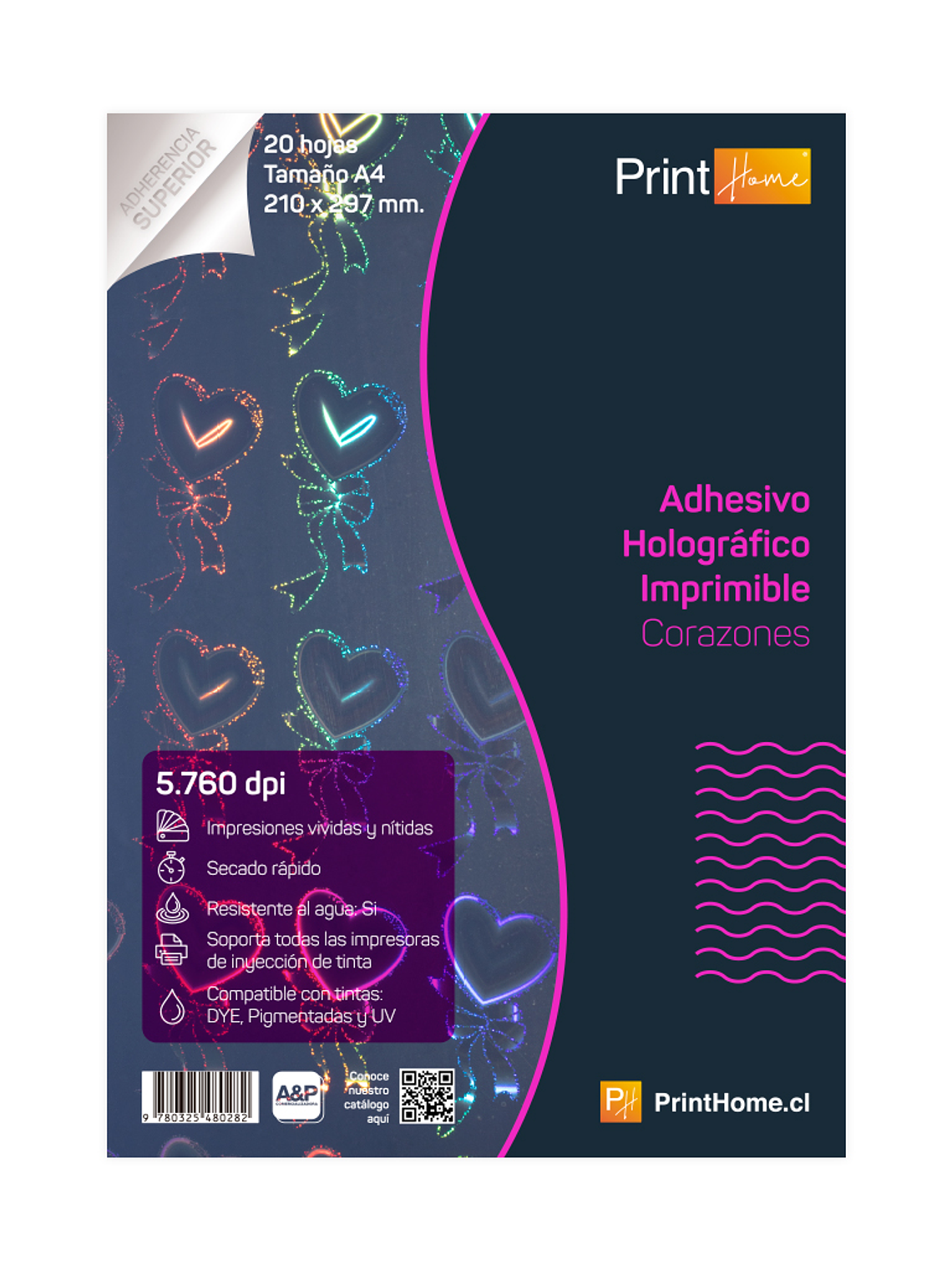 Adhesivo fotográfico holográfico  10