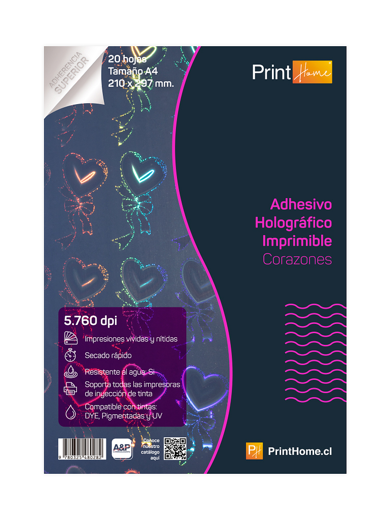 Adhesivo fotográfico holográfico  10