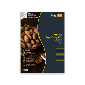 papel fotografico glossy a3 135 grs