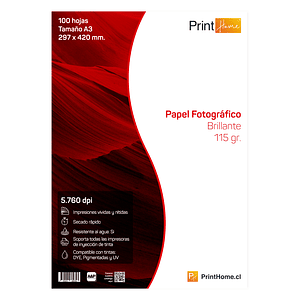 Papel fotografico 115 A3 