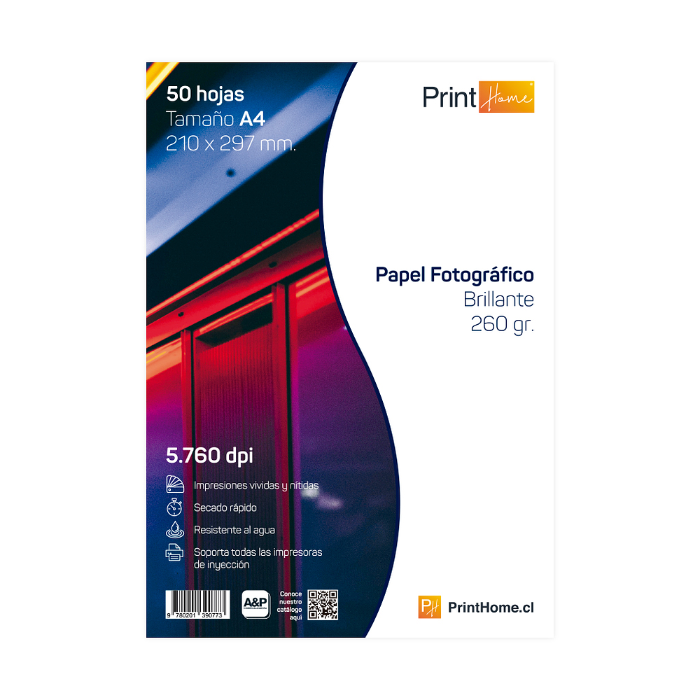 PAPEL FOTOGRAFICO GLOSSY 260 GRS