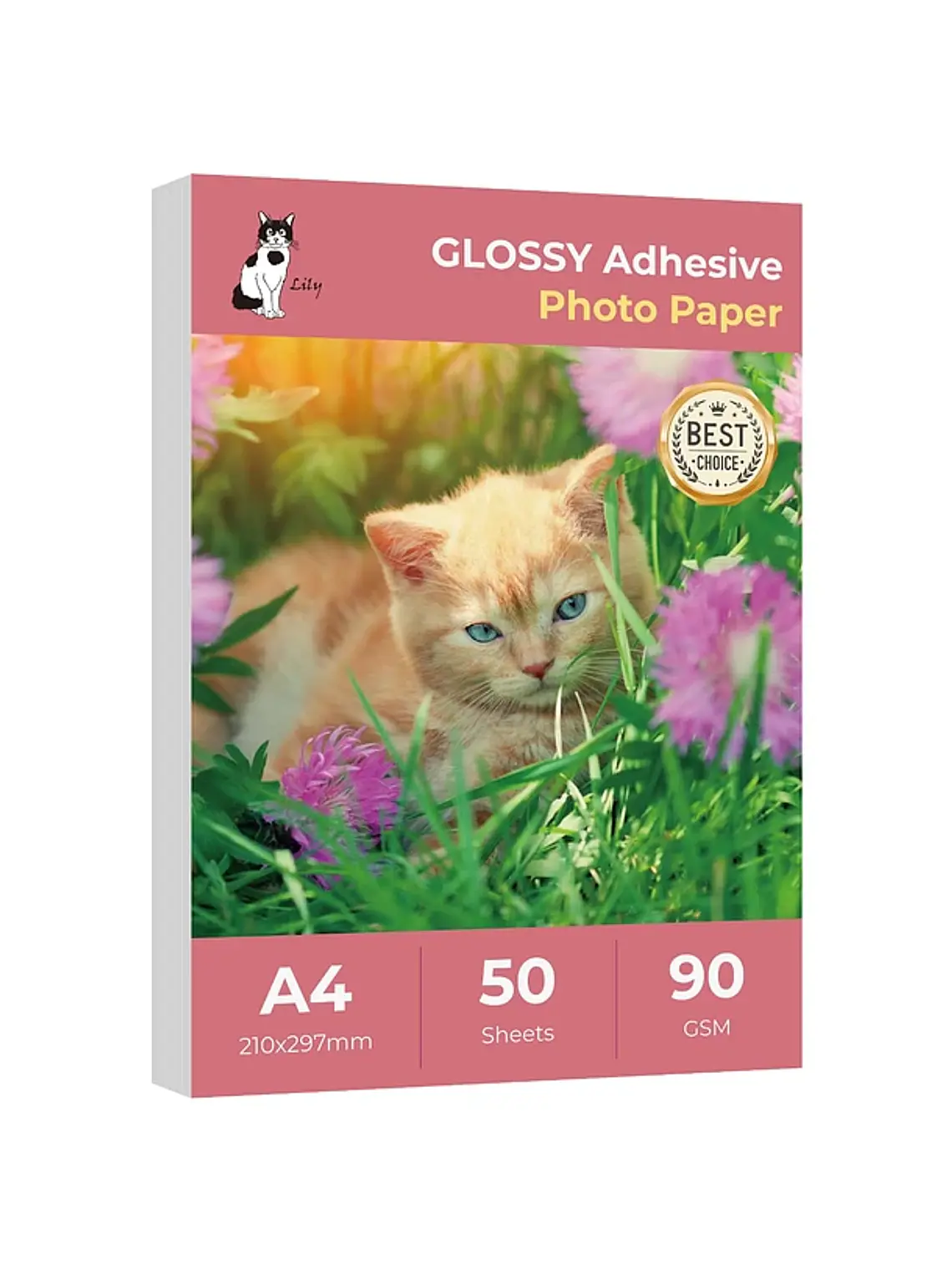 Papel adhesivo fotográfico 90 grs  1