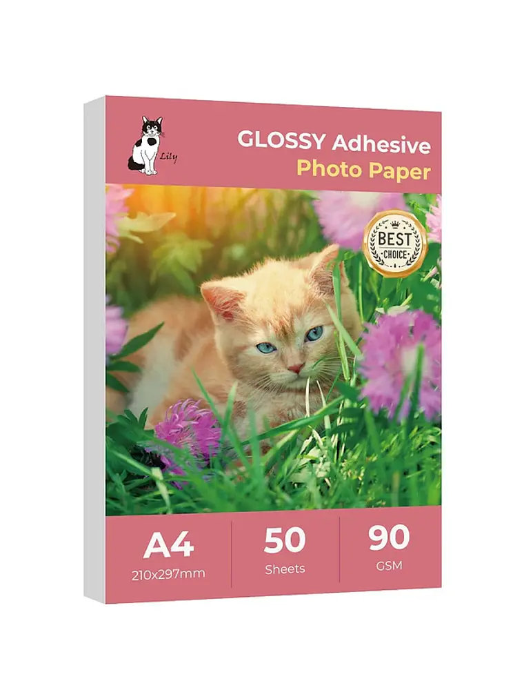 Papel adhesivo fotográfico 90 grs  1