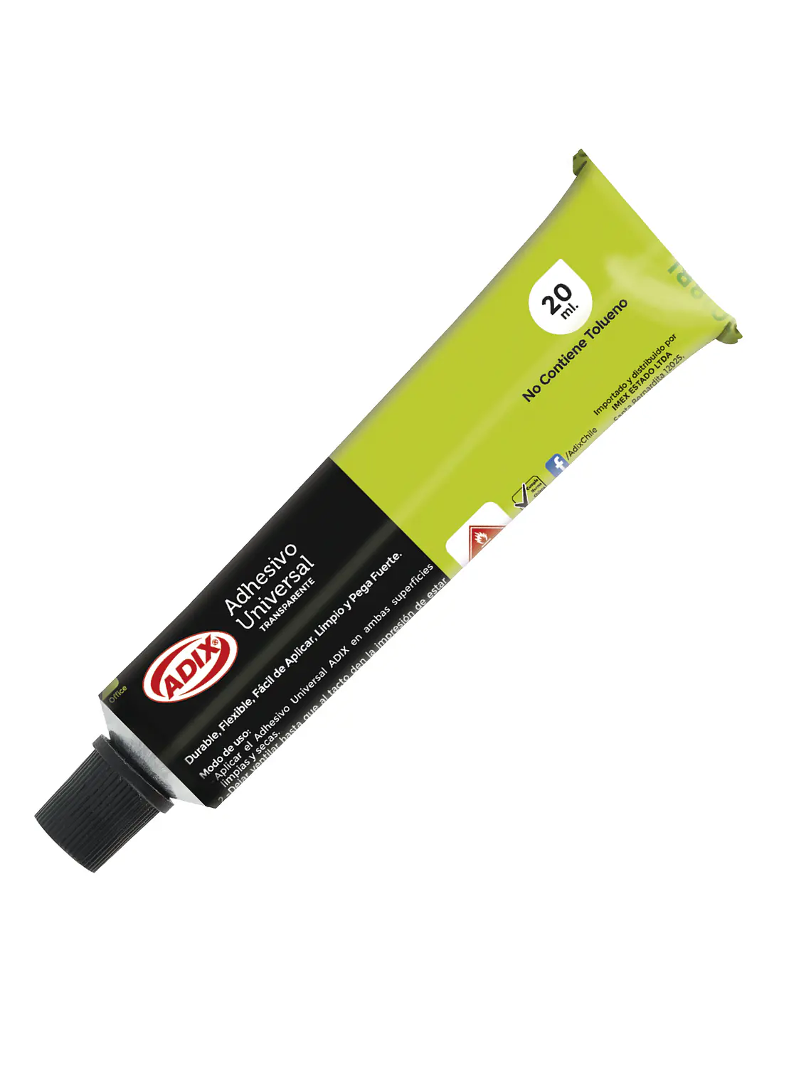 PEGAMENTO ADHESIVO UNIVERSAL 20 ML ADIX 1