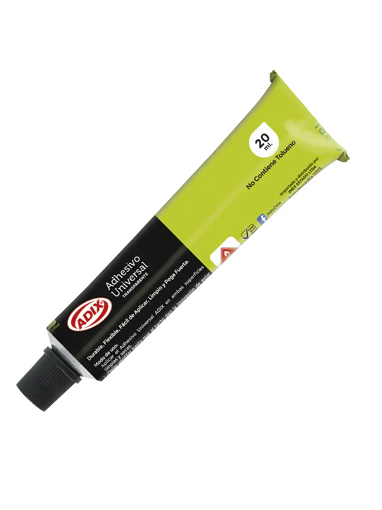 PEGAMENTO ADHESIVO UNIVERSAL 20 ML ADIX 1