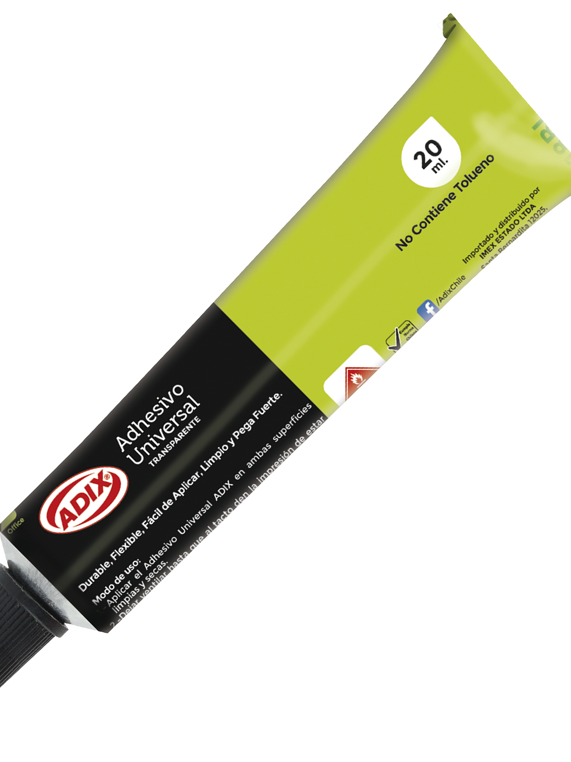 PEGAMENTO ADHESIVO UNIVERSAL 20 ML ADIX 1