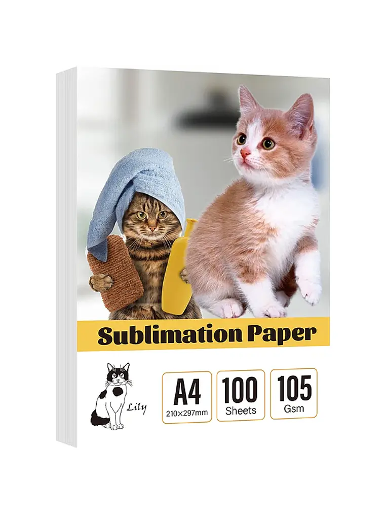 PAPEL SUBLIMACIÓN REVERSO AMARILLO 105 GRS  1