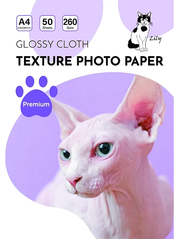 Papel fotográfico glossy texturizado  1