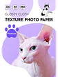 Papel fotográfico glossy texturizado  - thumbnail 1