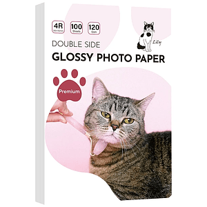 Fotográfico glossy 4r doble faz 120 grs 
