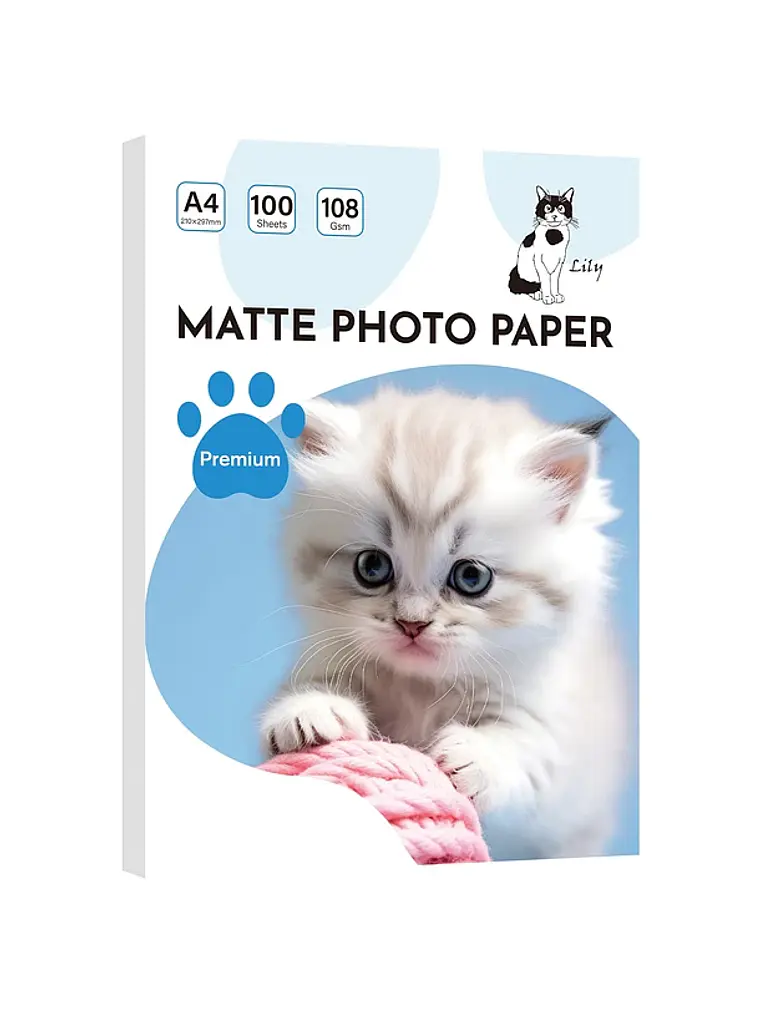 Papel fotográfico mate A4 1