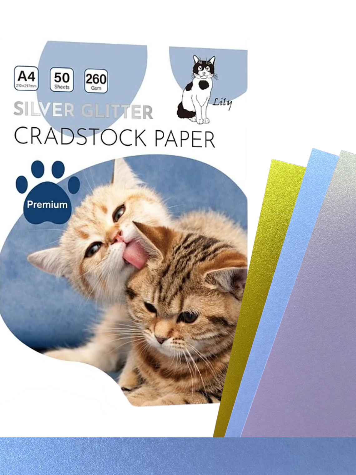 Cartulina perlada 260 grs  1