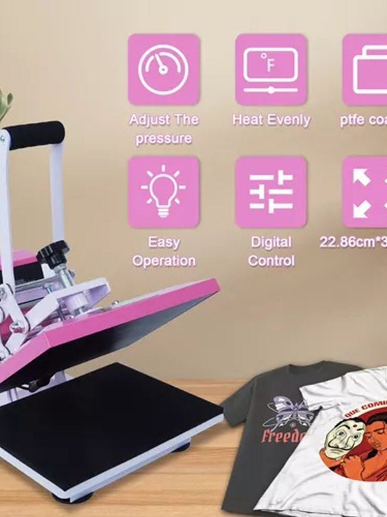 Estampadora Rosa 23x30 cm 1