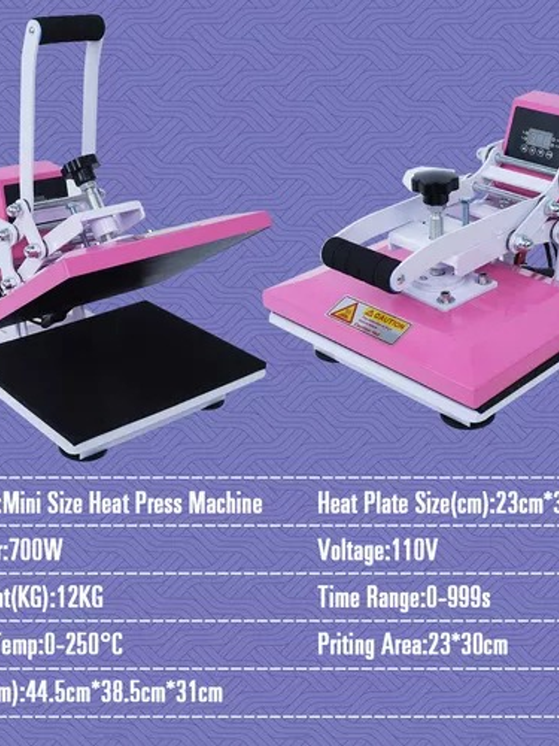 Estampadora Rosa 23x30 cm 2