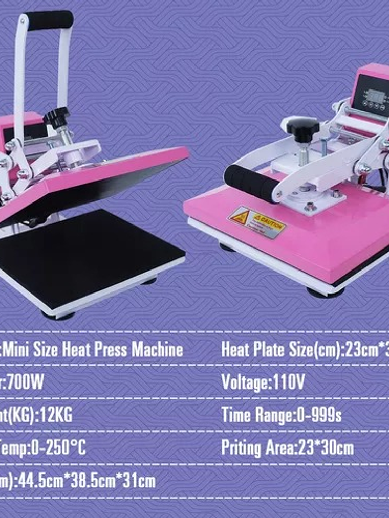 Estampadora Rosa 23x30 cm 2