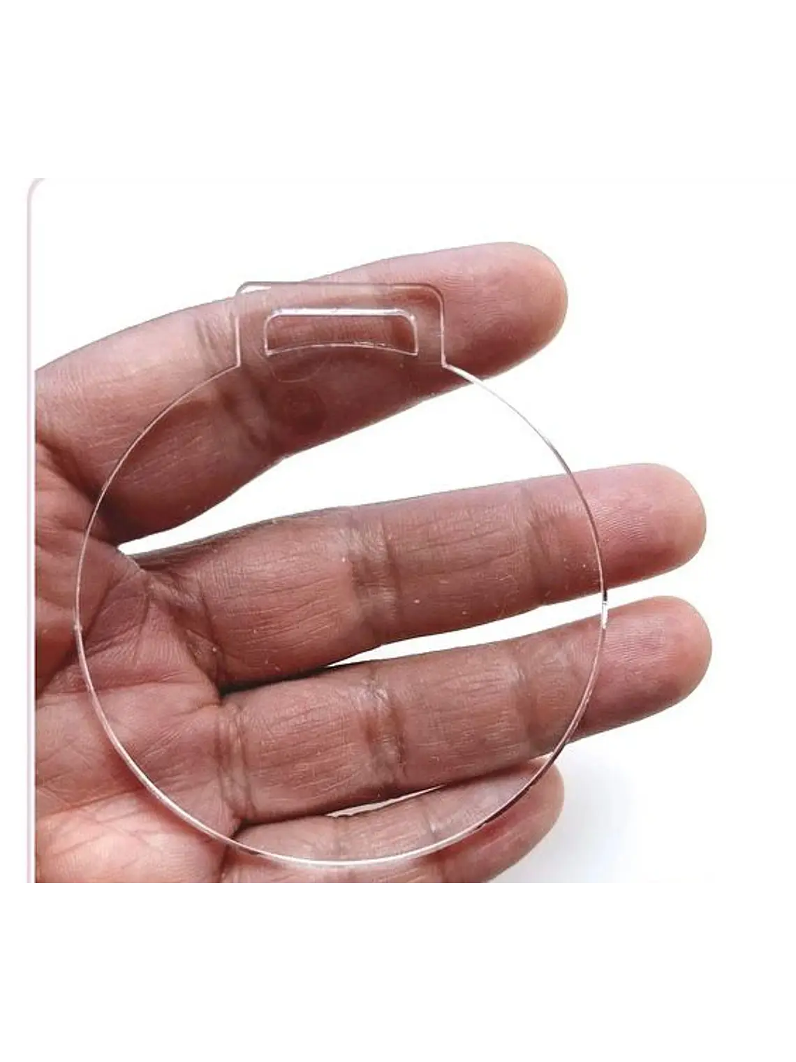 Medalla  acrilica sublimable transparente 1