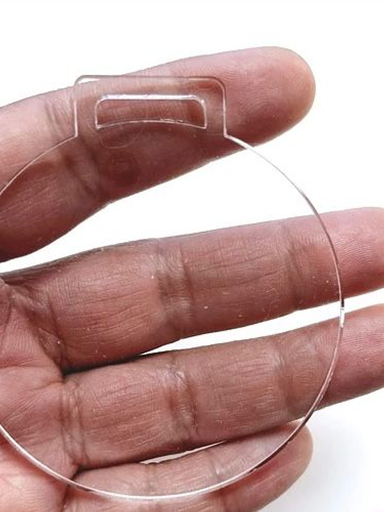 Medalla  acrilica sublimable transparente 1