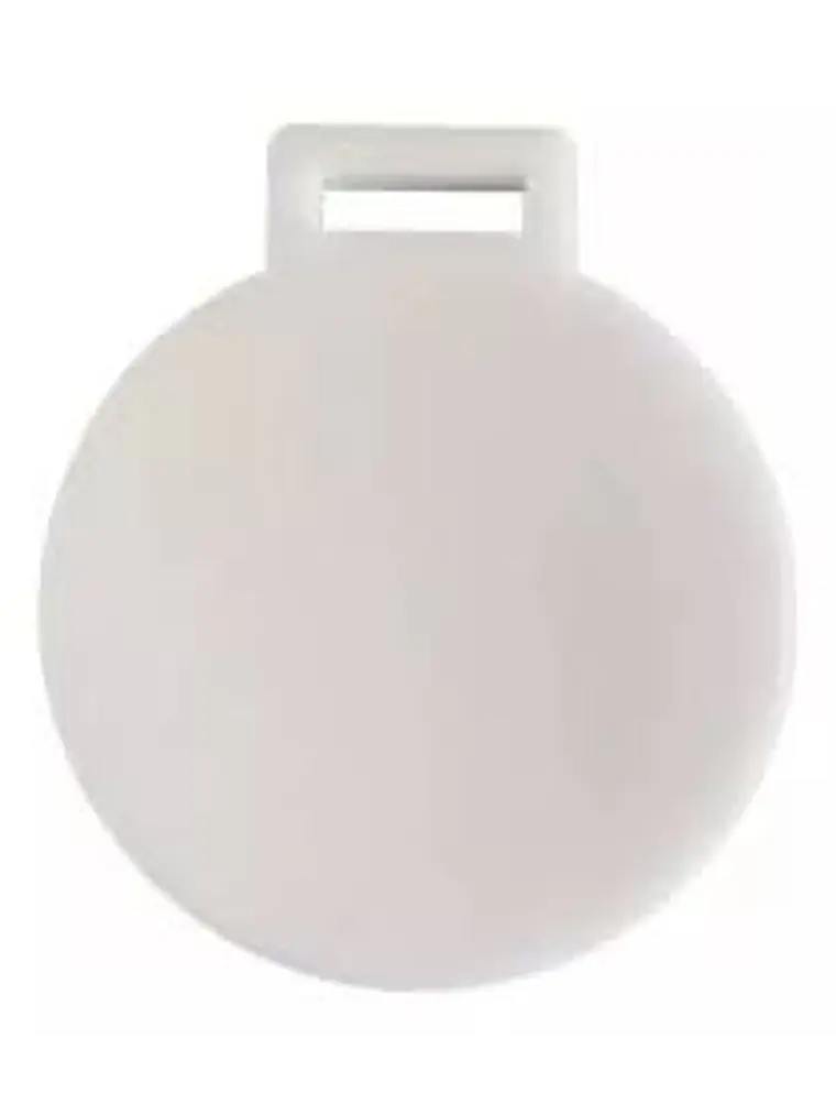 medalla acrilico blanco 1