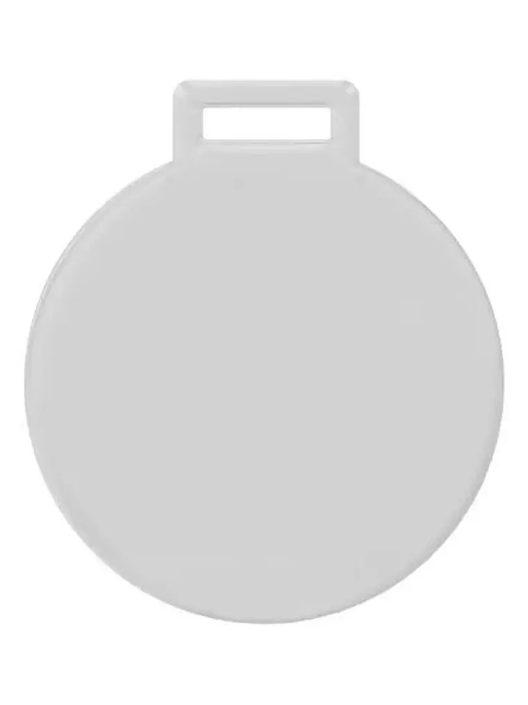 medalla acrilico blanco 2