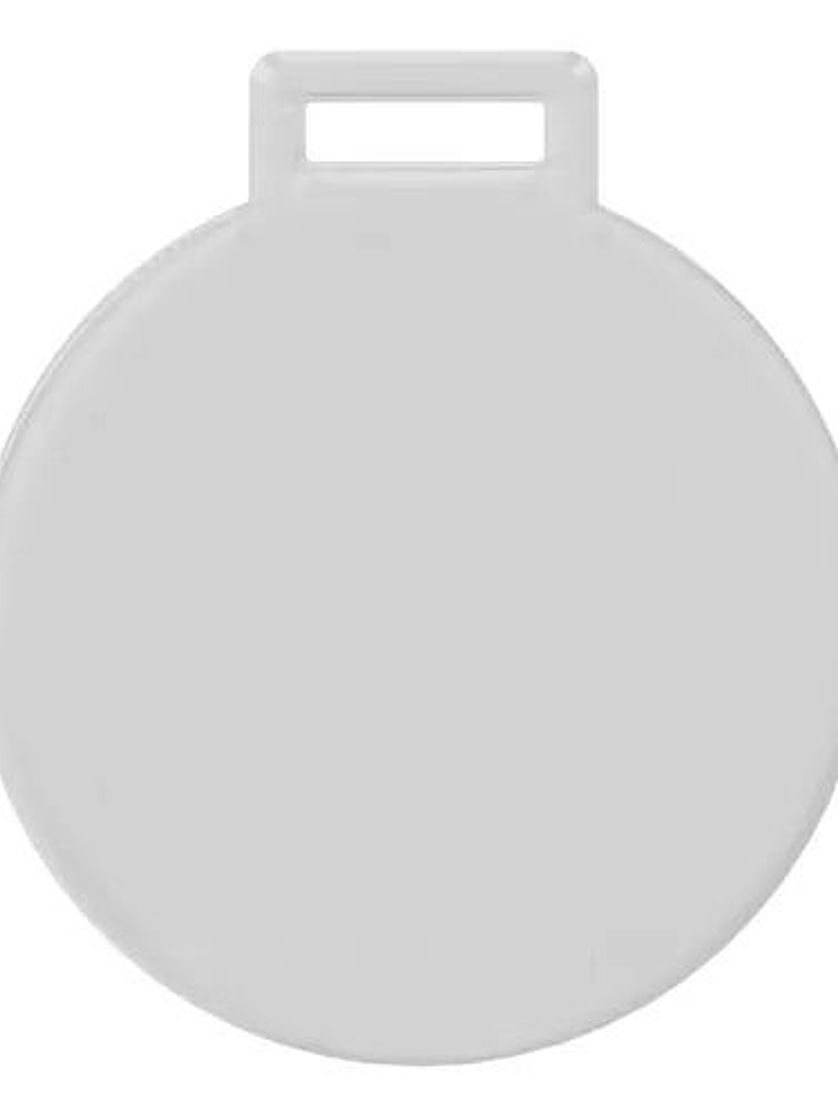 medalla acrilico blanco 2