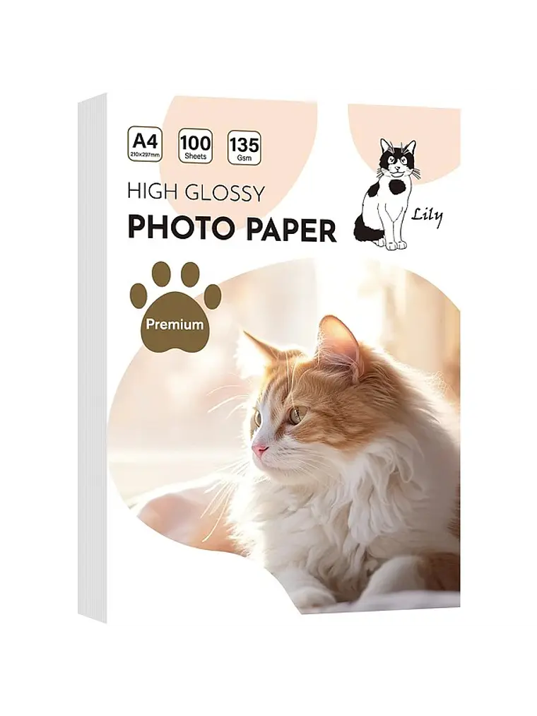 Papel fotografico glossy 135 grs 1