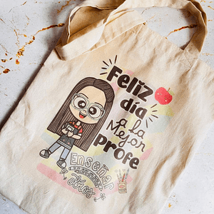 BOLSA SUBLIMABLE CREA 35X40