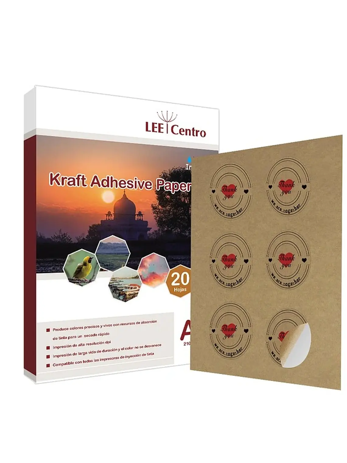 Adhesivo Kraft A4  1