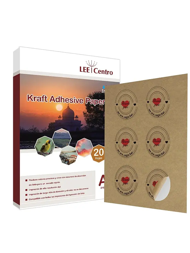 Adhesivo Kraft A4  1