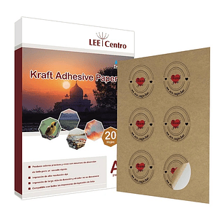 Adhesivo Kraft A4 