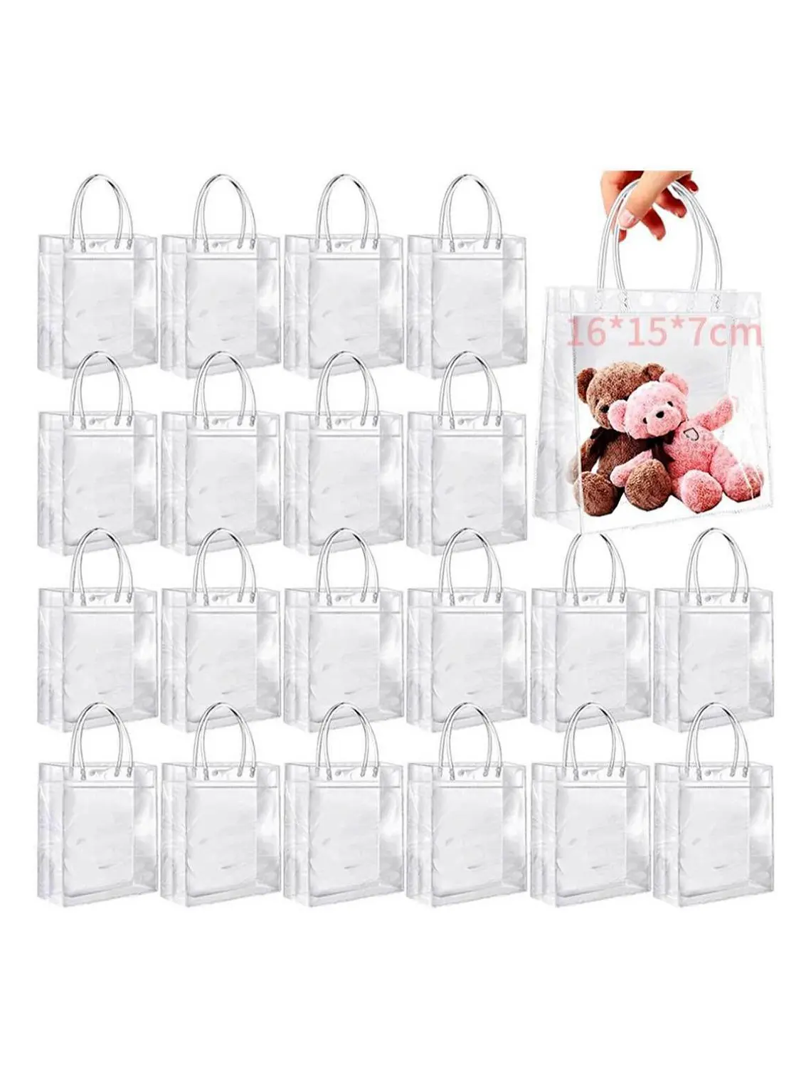 10 Bolsas transparente PVC 2