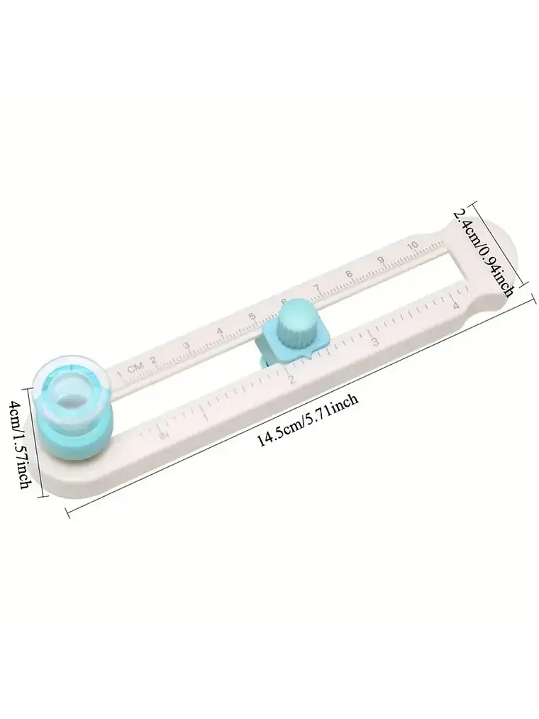 kit cortador circular + moldes circulares 2 a 10 cm  1