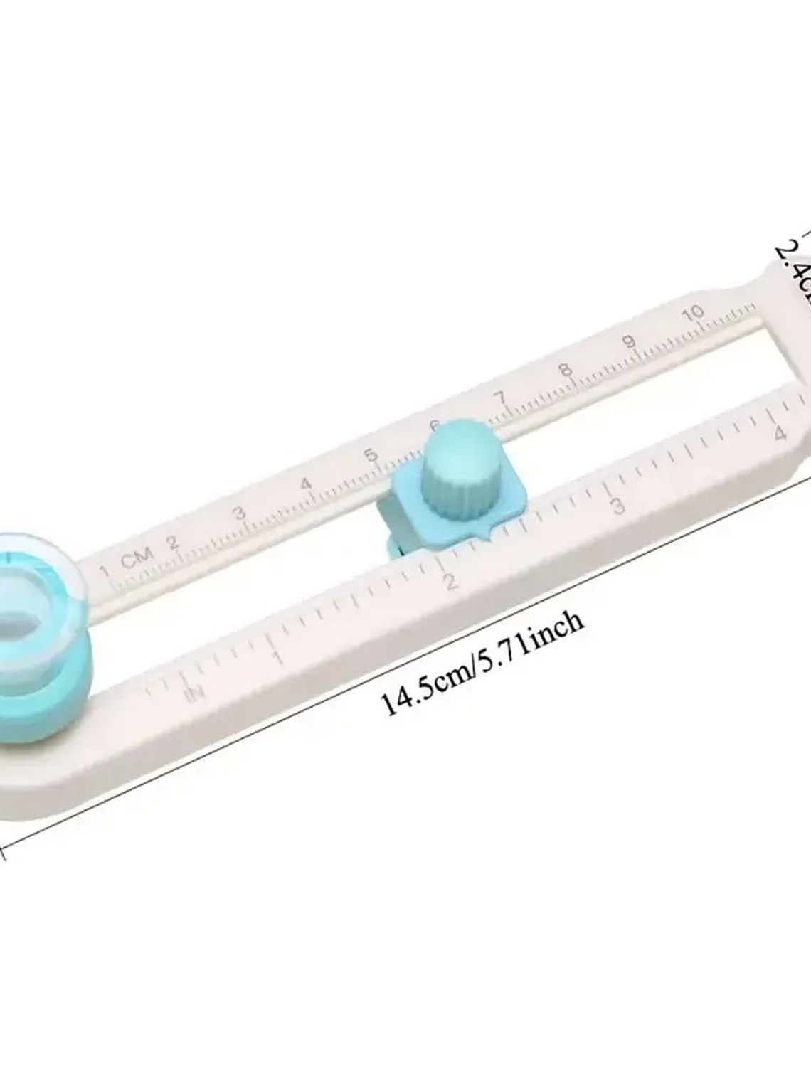 kit cortador circular + moldes circulares 2 a 10 cm  1