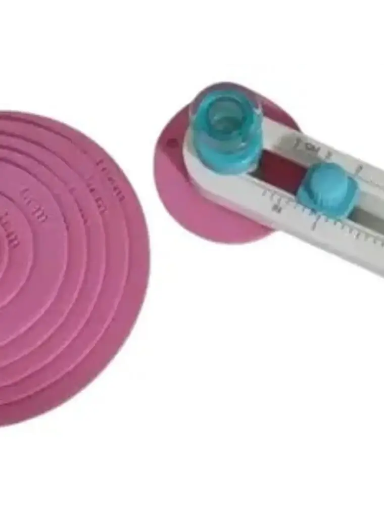 kit cortador circular + moldes circulares 2 a 10 cm  2