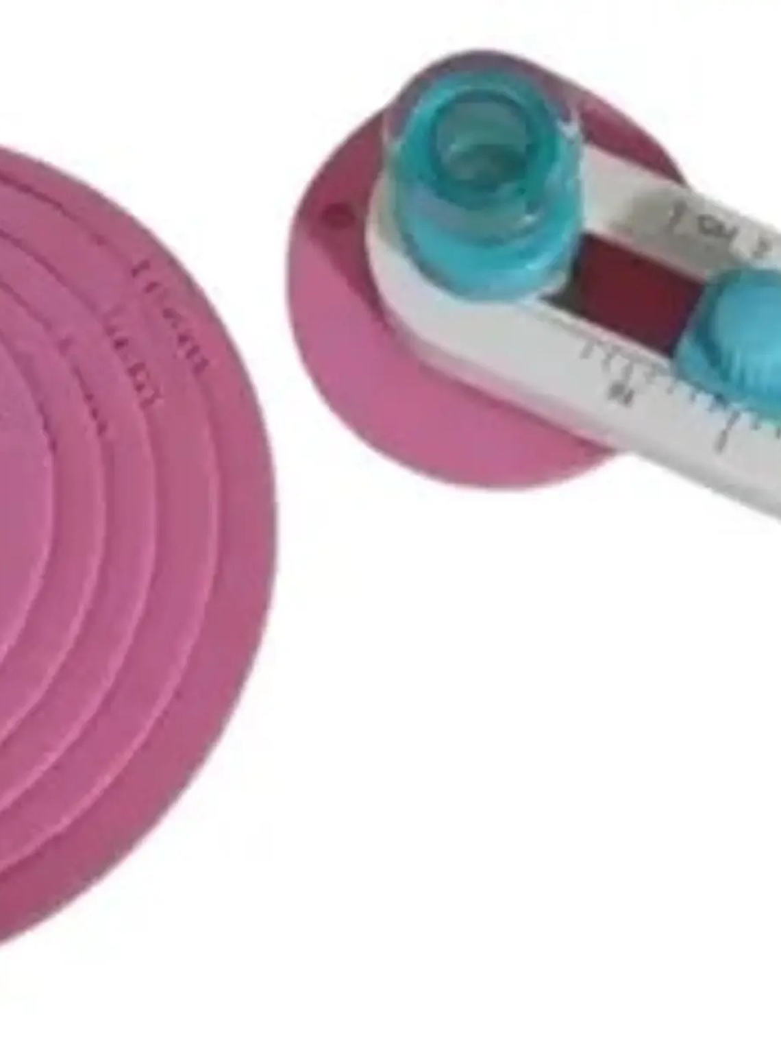 kit cortador circular + moldes circulares 2 a 10 cm  2