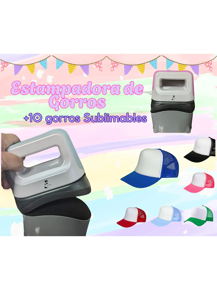 Estampadora de gorros mini  1
