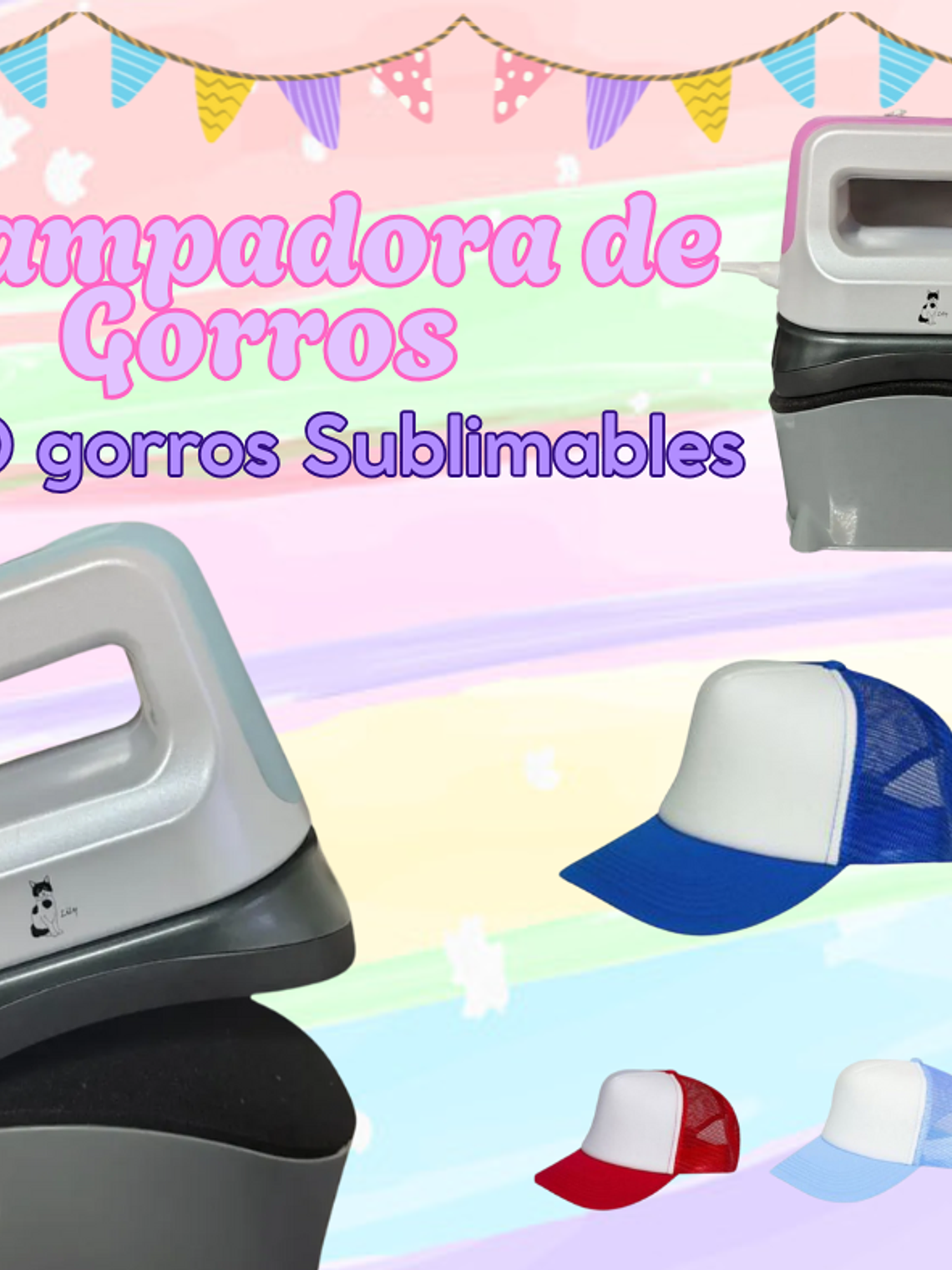 Estampadora de gorros mini  1