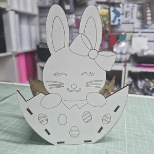 Canasta conejita mdf