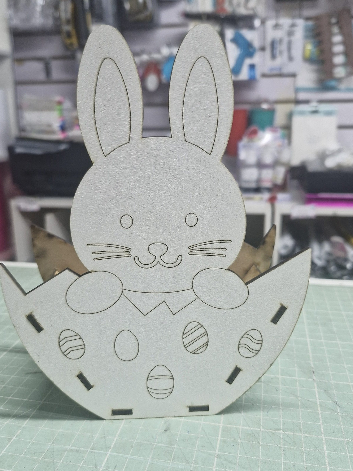 Canasta conejito mdf 1