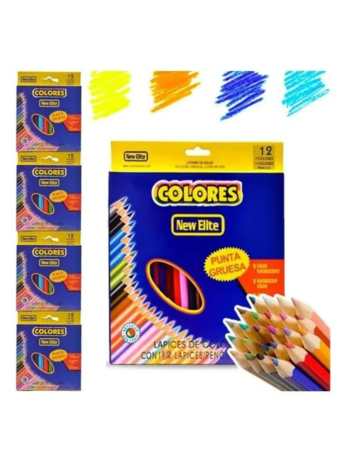 Lapices de colores 12 unidades  1